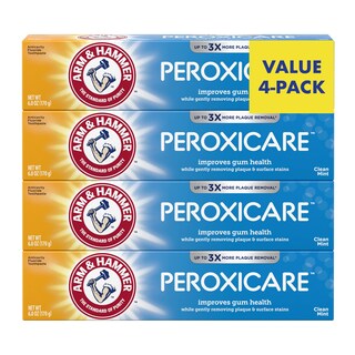 Foto 1 | Pasta de Dientes Arm & Hammer Peroxicare Clean Mint 180 Ml 4 Piezas - Venta Internacional