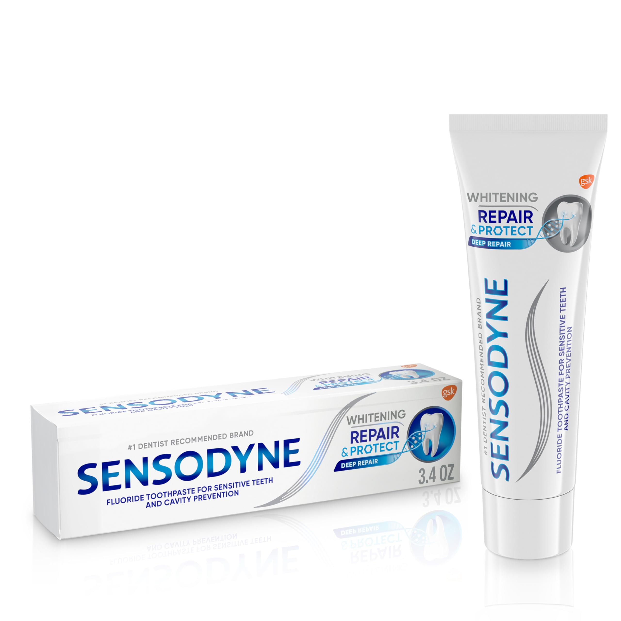 Foto 2 pulgar | Pasta De Dientes Sensodyne Repair And Protect Whitening 100 Ml - Venta Internacional.