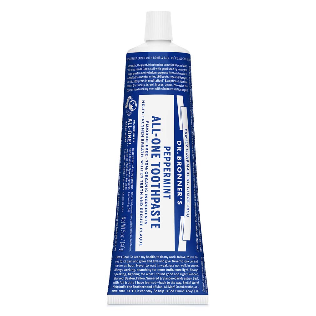 Foto 2 pulgar | Pasta De Dientes Dr. Bronner's All-one Peppermint 150 Ml 70% Orgánica - Venta Internacional.