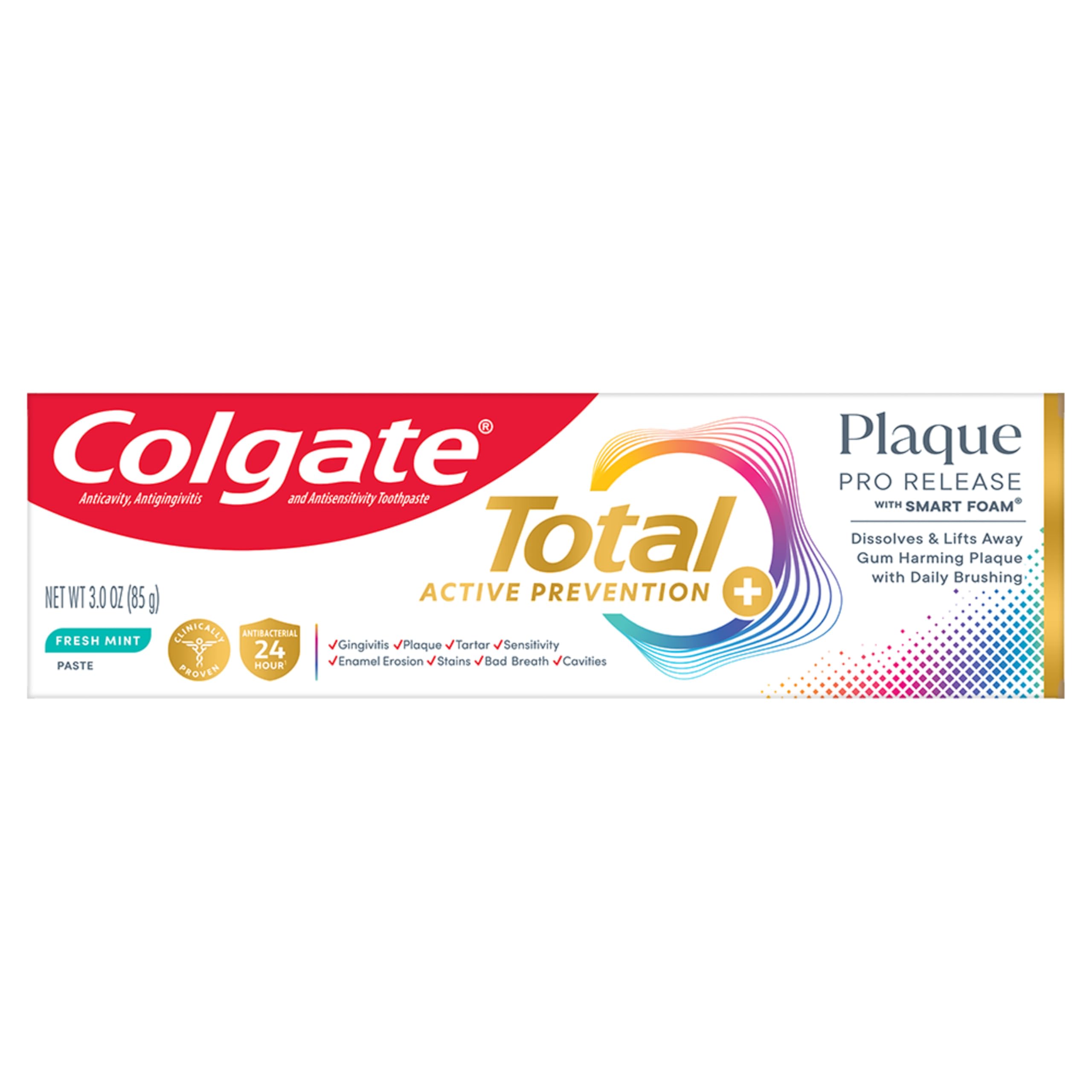 Foto 2 pulgar | Pasta De Dientes Colgate Total Plaque Pro Release Fresh Mint 90 Ml - Venta Internacional.