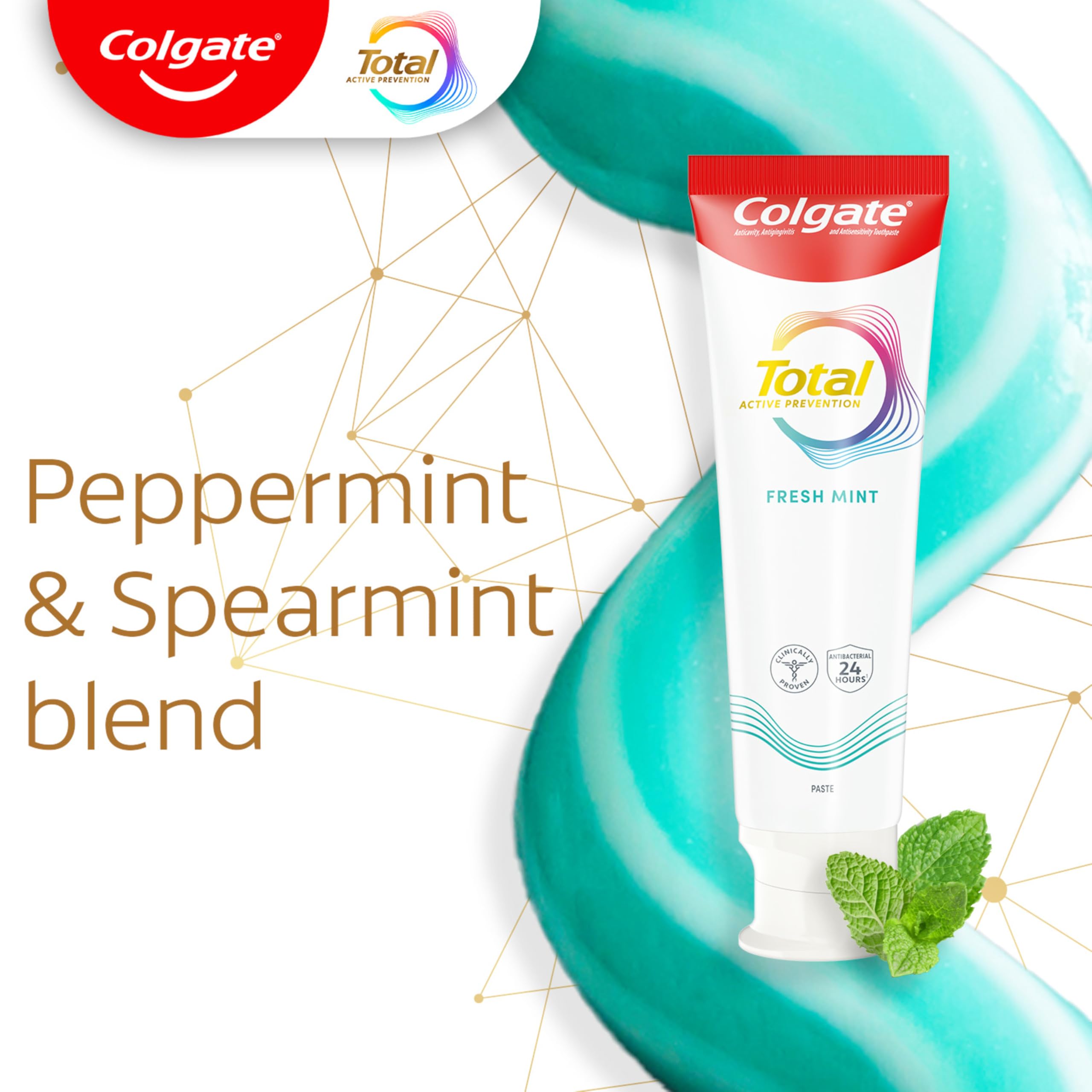 Foto 4 | Pasta De Dientes Colgate Total Plaque Pro Release Fresh Mint 90 Ml - Venta Internacional.