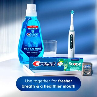 Foto 4 | Pasta De Dientes Crest + Scope Whitening, 160 Ml, Paquete De 3 - Venta Internacional.