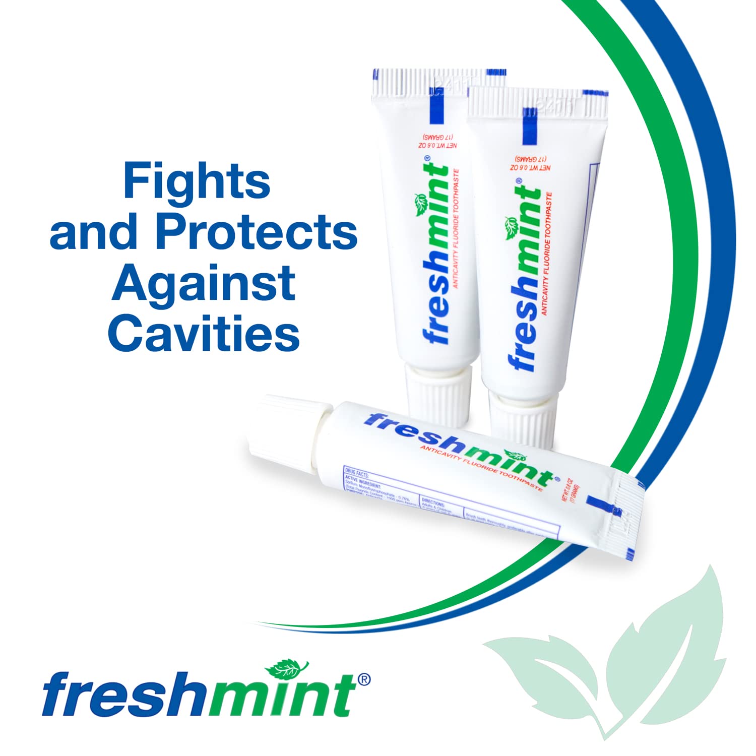 Foto 3 | Pasta De Dientes Freshmint Anticaries Con Flúor, 17 Ml, Tamaño De Viaje X144 - Venta Internacional.