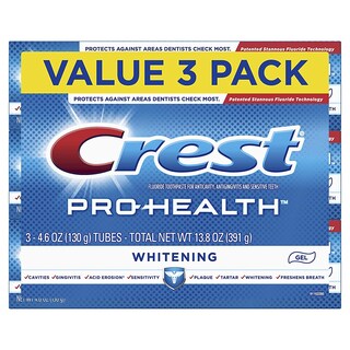 Foto 1 | Pasta De Dientes Crest Pro-health, Gel Blanqueador, 135 Ml, Paquete De 3 - Venta Internacional.