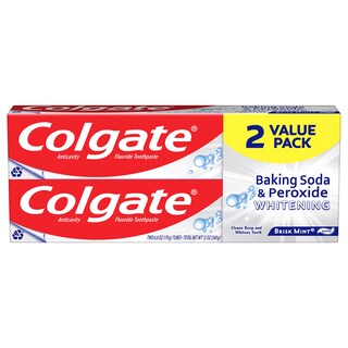 Foto 1 | Pasta De Dientes Colgate Con Bicarbonato De Sodio Y Peróxido Blanqueadora 177mlx2 - Venta Internacional.
