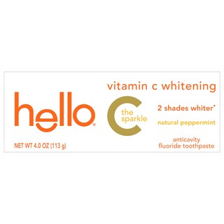 Foto 7 | Pasta De Dientes Hello, Blanqueadora Con Vitamina C Y Flúor, 120 Ml (paquete De 2) - Venta Internacional.