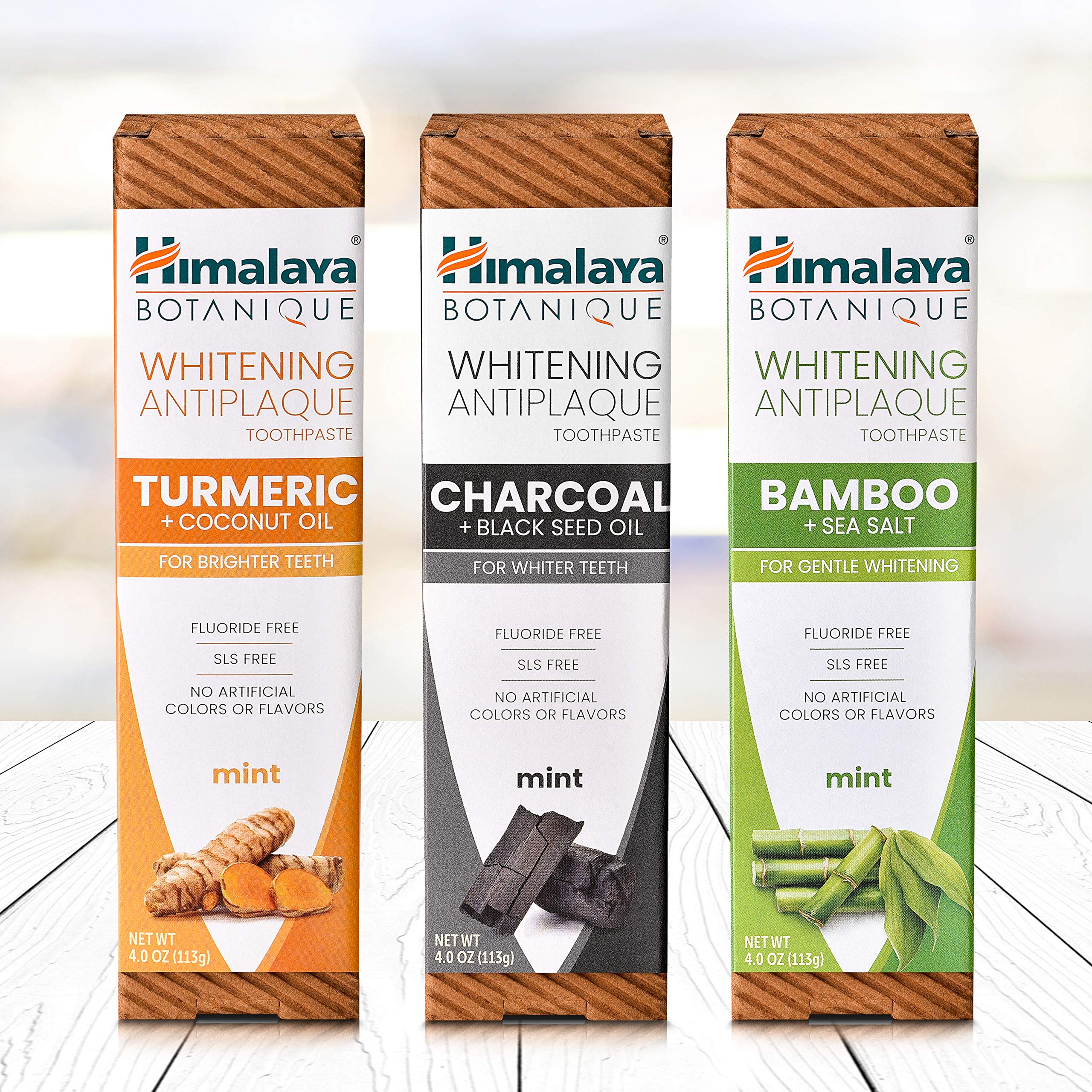 Foto 4 | Pasta de Dientes Himalaya Botanique con Cúrcuma y Aceite de Coco 2 Piezas de 113 ml C/U - Venta Internacional