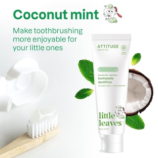 Foto 5 | Pasta De Dientes Attitude Coco Y Menta Sin Flúor 125ml - Venta Internacional.