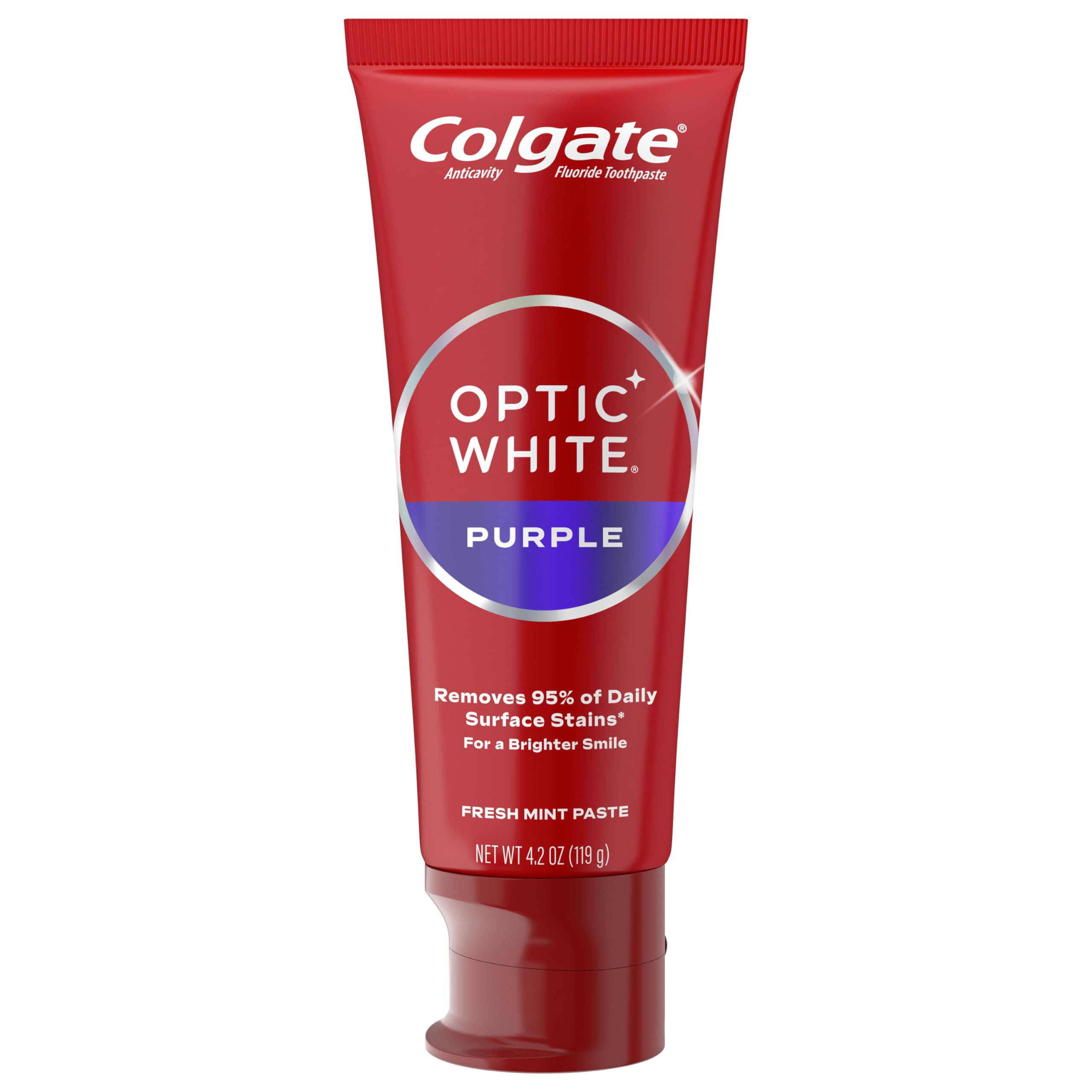 Foto 8 pulgar | Pasta Dental Colgate Optic White Purple 3 Piezas-Venta Internacional