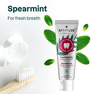 Foto 4 | Pasta De Dientes Attitude Complete Care Con Flúor 125 Ml De Hierbabuena - Venta Internacional.