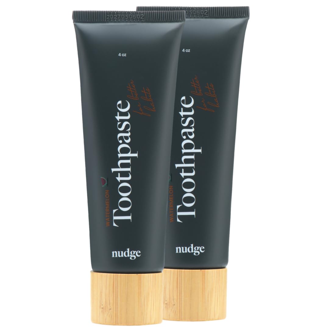 Pasta de Dientes Nudge Nano Hydroxyapatite Watermelon 2 Piezas de 4 Oz C/U - Venta Internacional