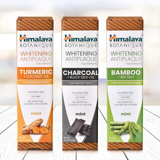 Foto 5 | Pasta De Dientes Himalaya Botanique Blanqueadora Antiplaca 120 Ml X4 - Venta Internacional.