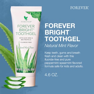 Foto 2 | Gel de Dientes Forever Living Bright con Aloe Vera sin Flúor 130 ml - Venta Internacional