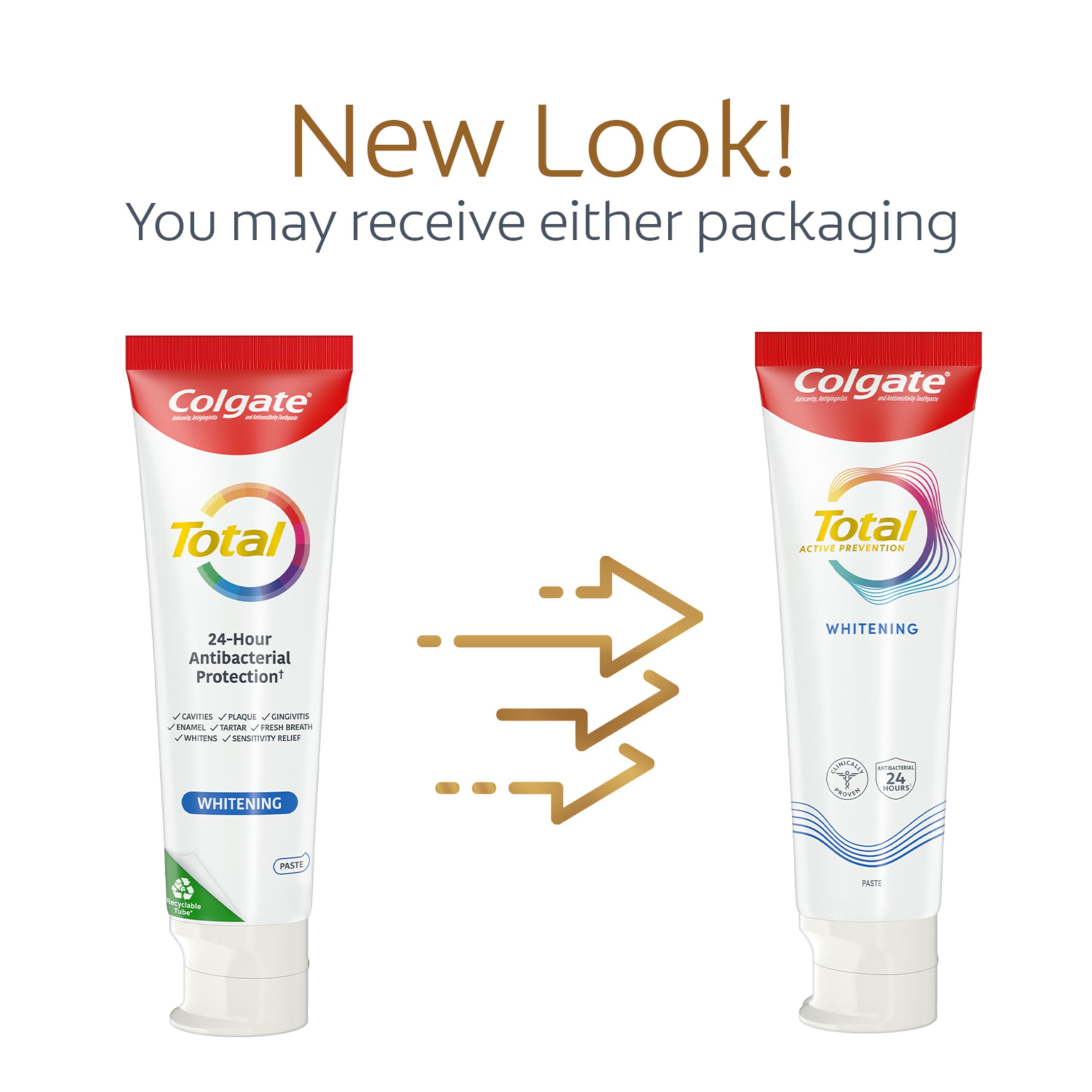 Foto 3 pulgar | Pasta De Dientes Colgate Total Whitening 150 Ml, Paquete De 2 - Venta Internacional.