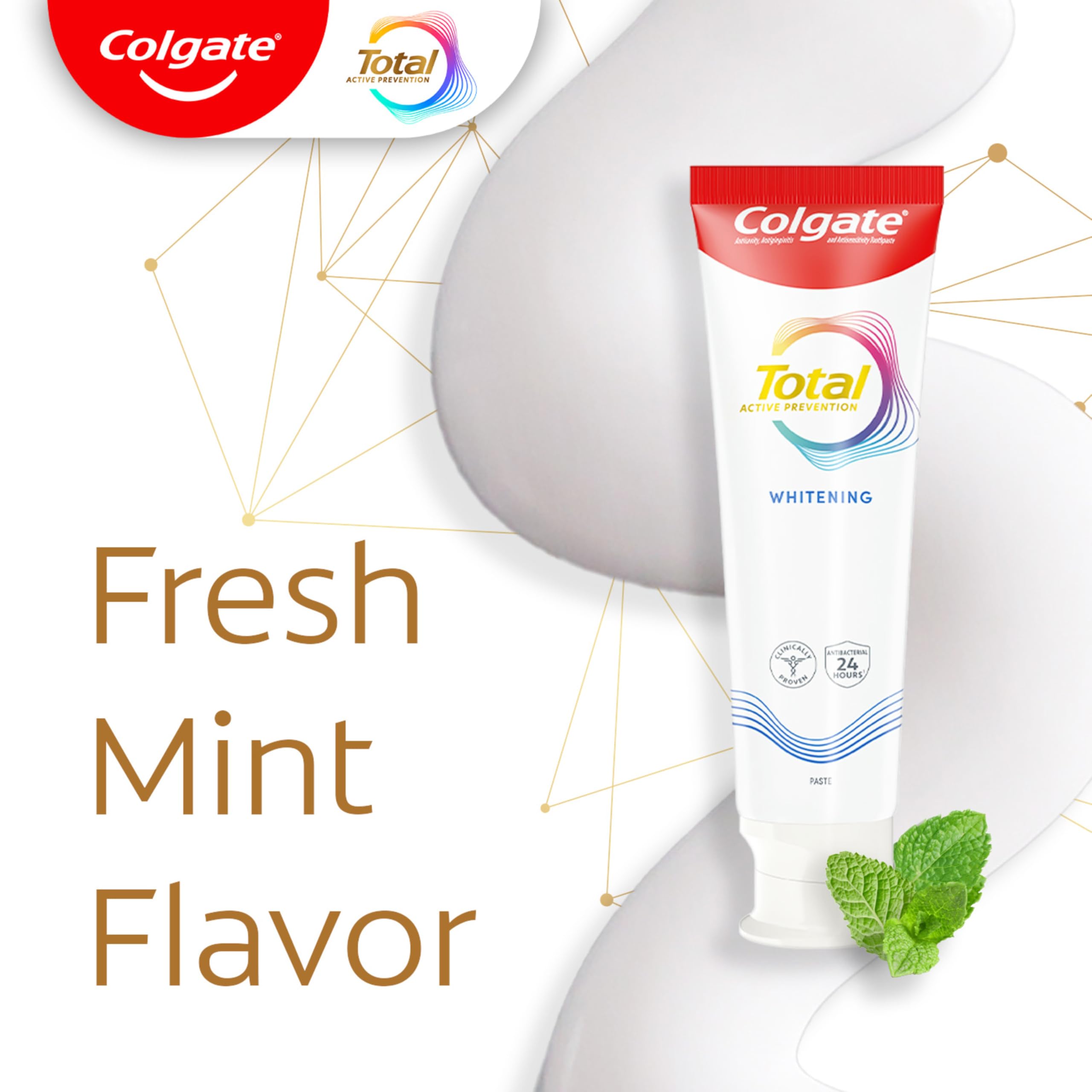 Foto 5 pulgar | Pasta De Dientes Colgate Total Whitening 150 Ml, Paquete De 2 - Venta Internacional.