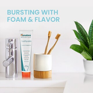 Foto 3 | Pasta De Dientes Himalaya Botanique Original Neem & Pomegranate 150ml - Venta Internacional.