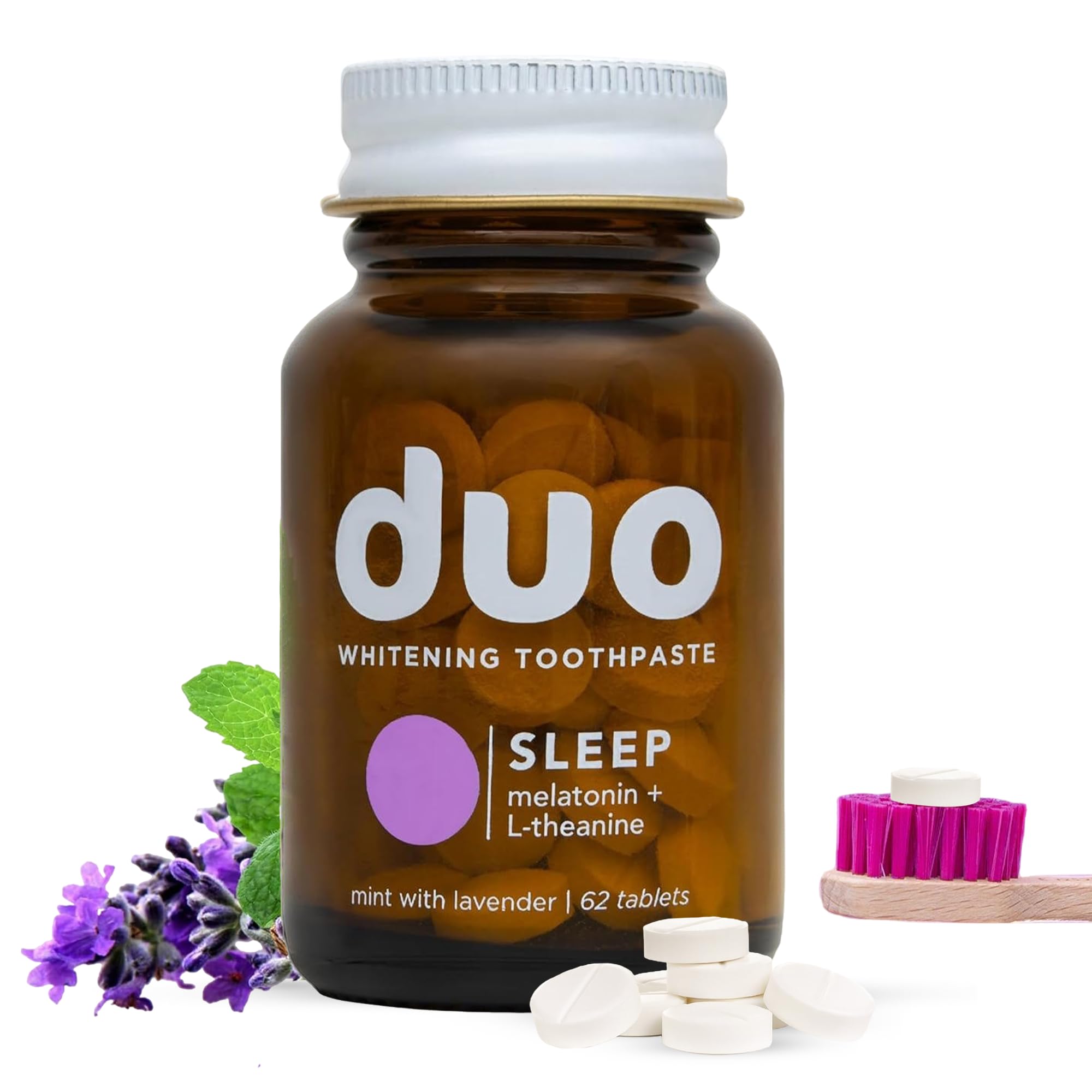 Foto 2 pulgar | Pasta De Dientes En Tabletas Duo Sleep Melatonin Con Nano-hidroxiapatita - Venta Internacional.