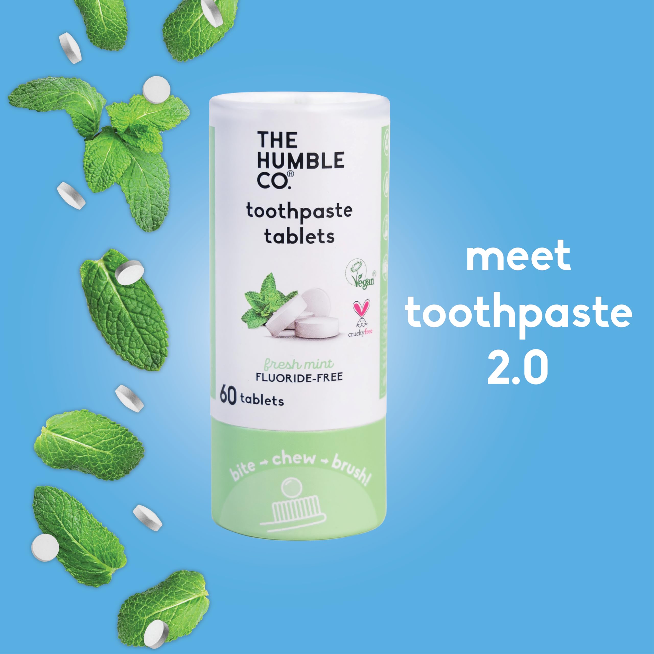 Foto 2 | Pasta Dental The Humble Co en Tabletas 2 Piezas-Venta Internacional