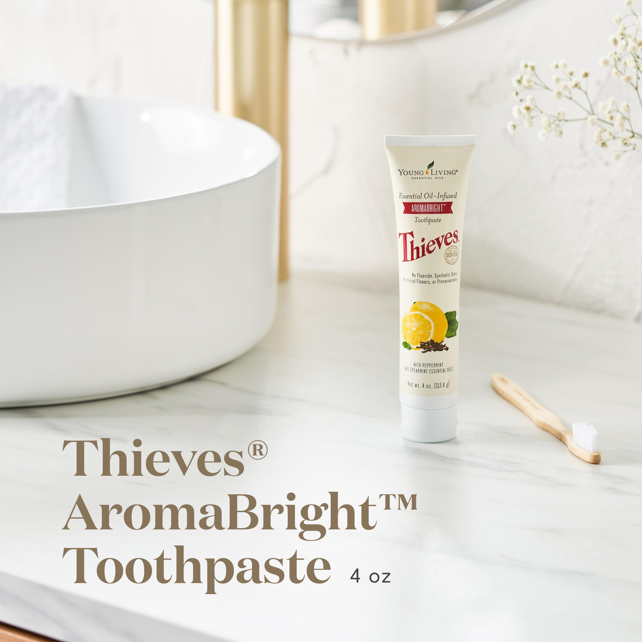 Foto 2 | Pasta De Dientes Young Living Thieves Aromabright Sin Flúor 120 Ml - Venta Internacional.