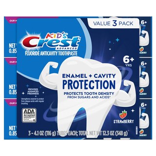 Foto 2 | Pasta De Dientes Crest Kids Enamel + Cavity Protection 120 Ml X3 - Venta Internacional.