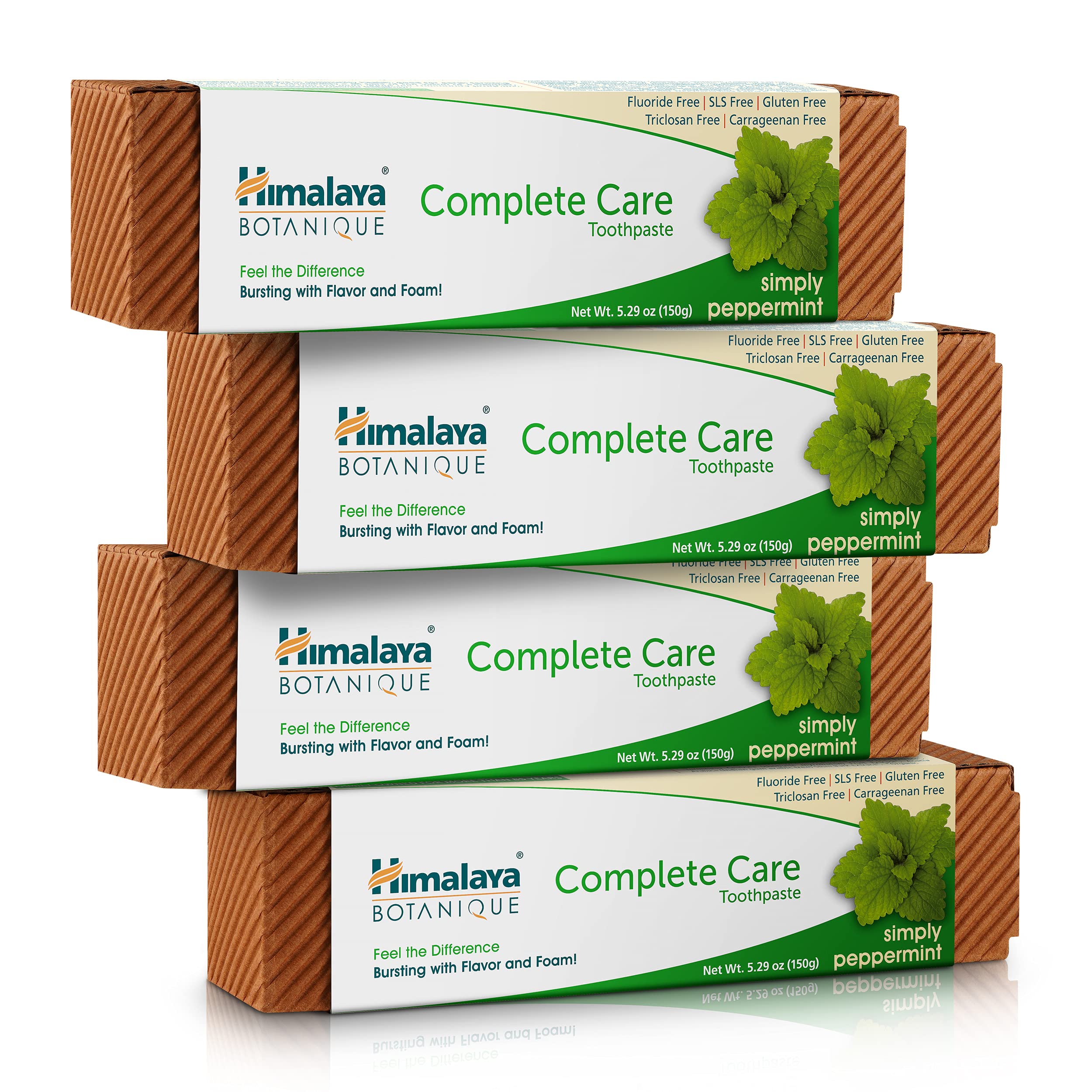 Pasta de Dientes Himalaya Botanique Complete Care Herbal 4 Piezas - Venta Internacional