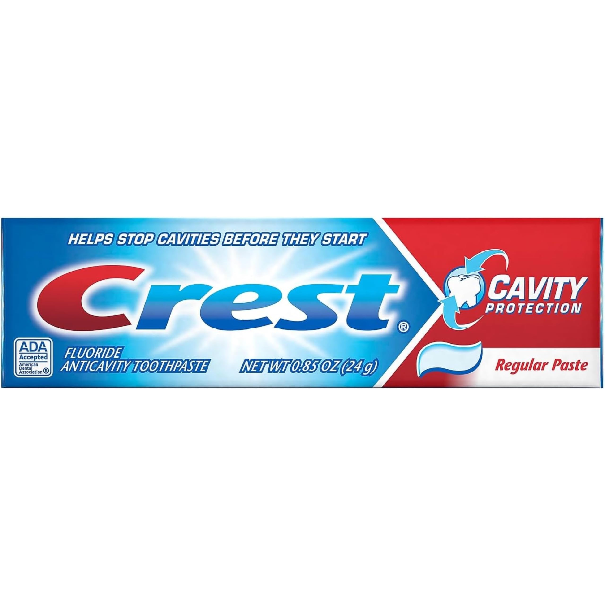 Foto 2 pulgar | Pasta de Dientes Crest Cavity Protection Flúor Anticaries 25 ml - Venta Internacional