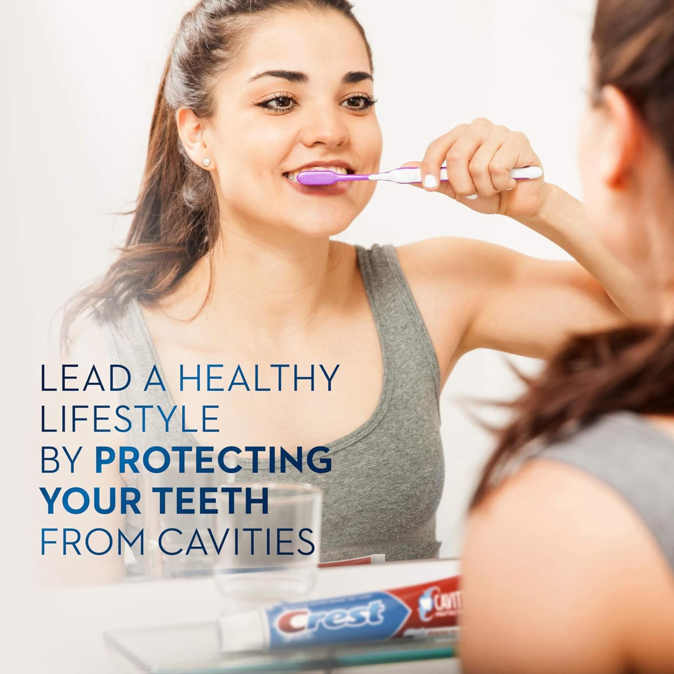 Foto 4 | Pasta de Dientes Crest Cavity Protection Flúor Anticaries 25 ml - Venta Internacional