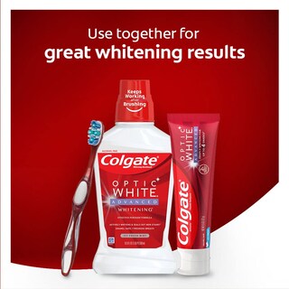 Foto 7 | Pasta Dental Colgate Optic White Advanced de 3 Piezas-Venta Internacional