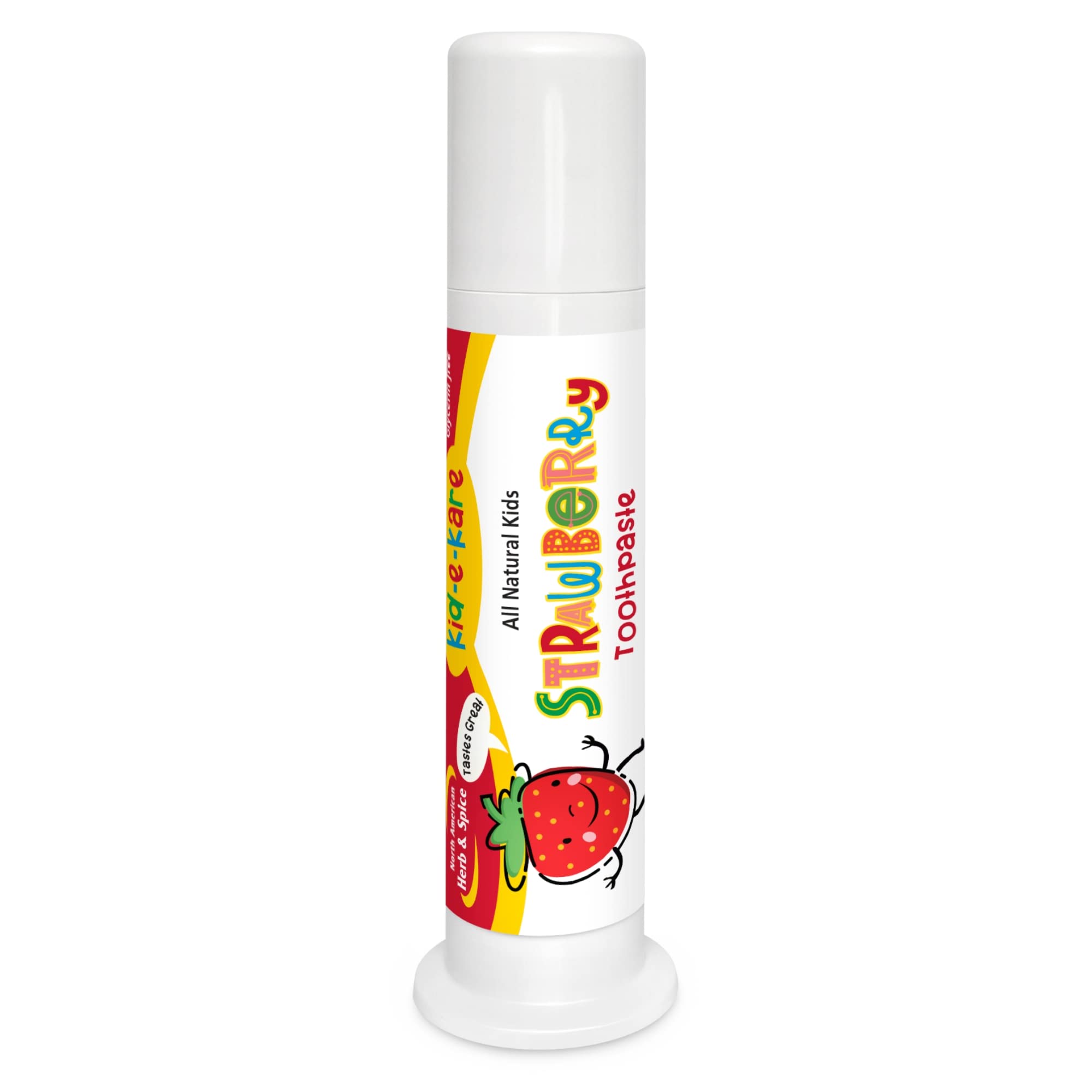 Foto 2 pulgar | Pasta de Dientes North American Herb & Spice Kid-e-kare Strawberry 100ml - Venta Internacional