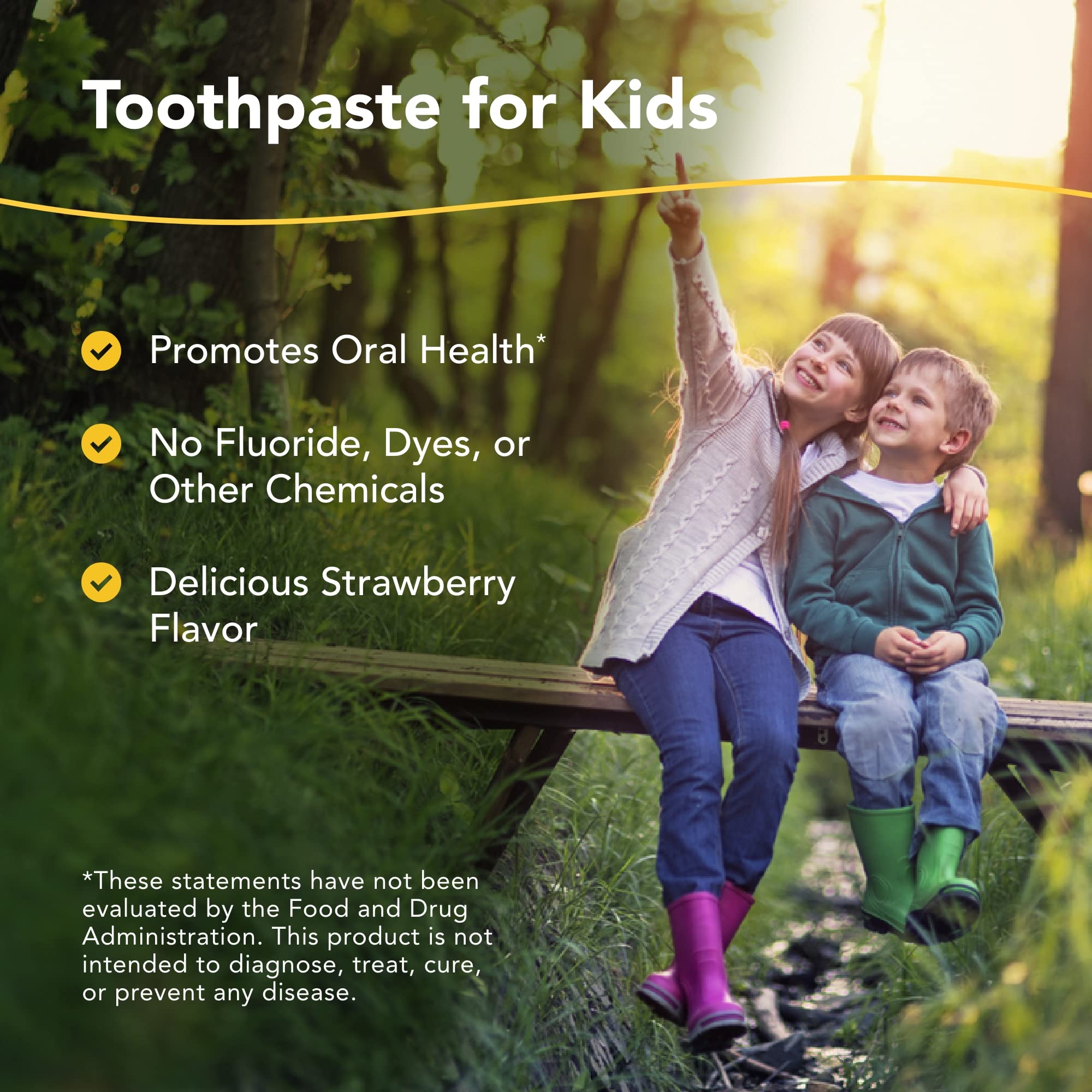 Foto 3 pulgar | Pasta de Dientes North American Herb & Spice Kid-e-kare Strawberry 100ml - Venta Internacional