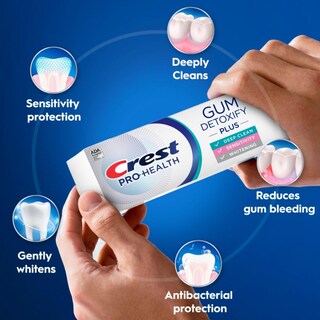 Foto 2 | Pasta de Dientes Crest Pro-health Gum Detoxify Plus 133 ml 3 Piezas - Venta Internacional