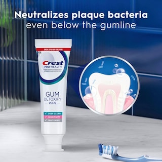 Foto 3 | Pasta de Dientes Crest Pro-health Gum Detoxify Plus 133 ml 3 Piezas - Venta Internacional