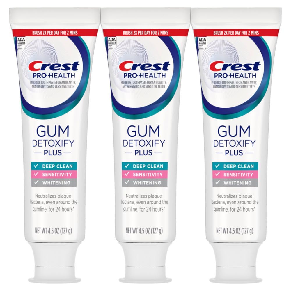 Foto 8 pulgar | Pasta de Dientes Crest Pro-health Gum Detoxify Plus 133 ml 3 Piezas  - Venta Internacional