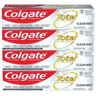 Foto 1 | Pasta Dental Colgate Clean Mint 4 Piezas-Venta Internacional
