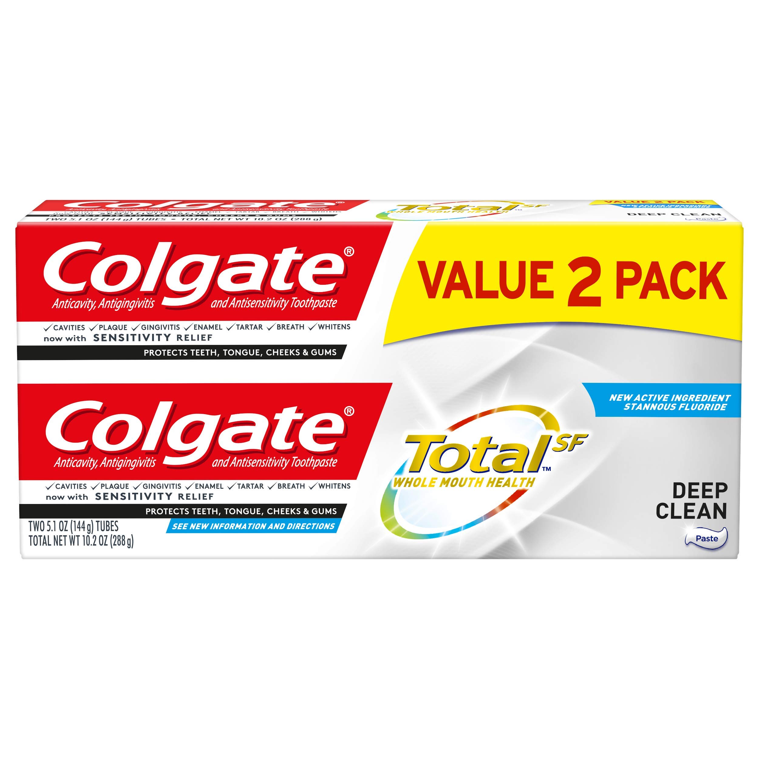 Foto 2 pulgar | Pasta Dental Colgate Deep Clean 2 Piezas-Venta Internacional