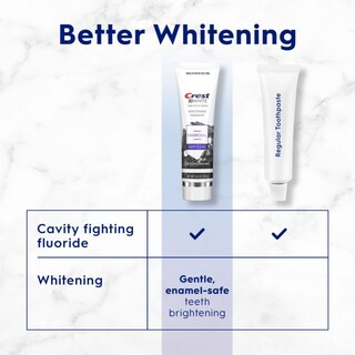Foto 3 | Pasta de Dientes Crest 3d White Whitening Therapy Charcoal 135 ml 3 Piezas - Venta Internacional