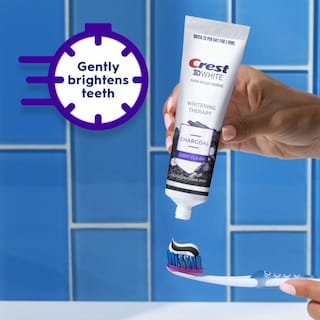 Foto 4 | Pasta de Dientes Crest 3d White Whitening Therapy Charcoal 135 ml 3 Piezas - Venta Internacional