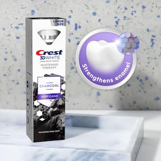 Foto 5 | Pasta de Dientes Crest 3d White Whitening Therapy Charcoal 135 ml 3 Piezas - Venta Internacional