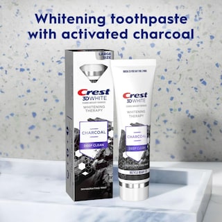 Foto 6 | Pasta de Dientes Crest 3d White Whitening Therapy Charcoal 135 ml 3 Piezas - Venta Internacional
