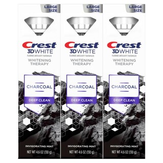 Foto 7 | Pasta de Dientes Crest 3d White Whitening Therapy Charcoal 135 ml 3 Piezas - Venta Internacional