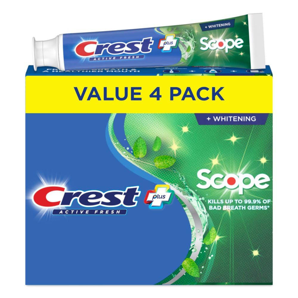 Foto 2 pulgar | Pasta Dental Crest Plus Active Fresh de 4 Piezas-Venta Internacional