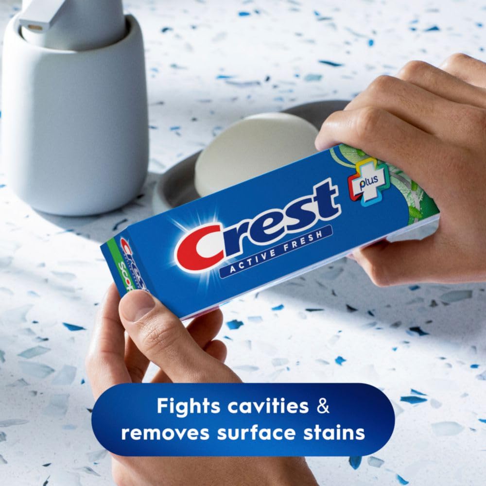 Foto 4 pulgar | Pasta Dental Crest Plus Active Fresh de 4 Piezas-Venta Internacional