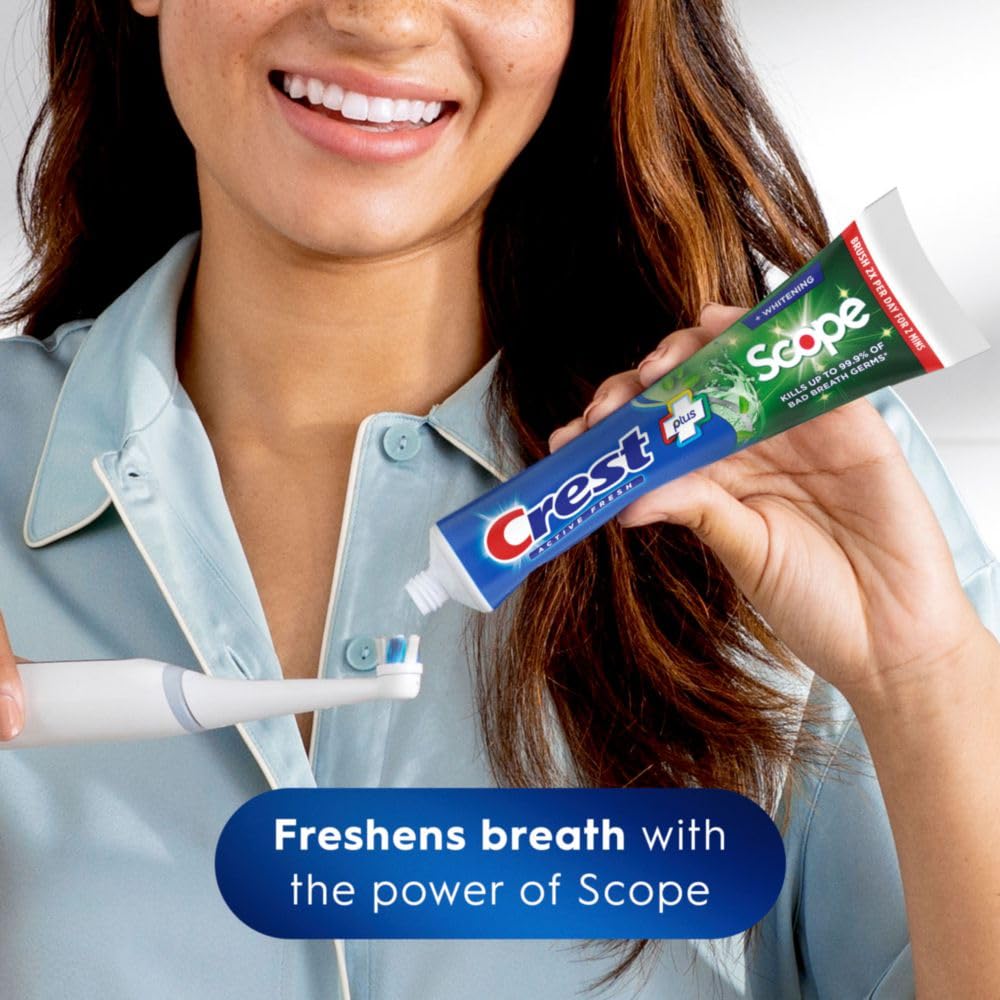 Foto 5 pulgar | Pasta Dental Crest Plus Active Fresh de 4 Piezas-Venta Internacional