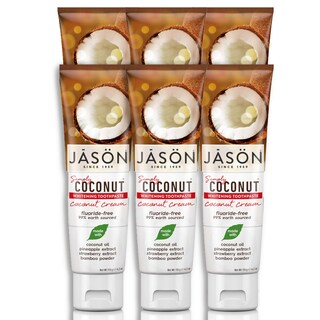 Foto 3 | Pasta de Dientes Jason Simply Coconut Whitening Coconut Cream 125 ml - Venta Internacional