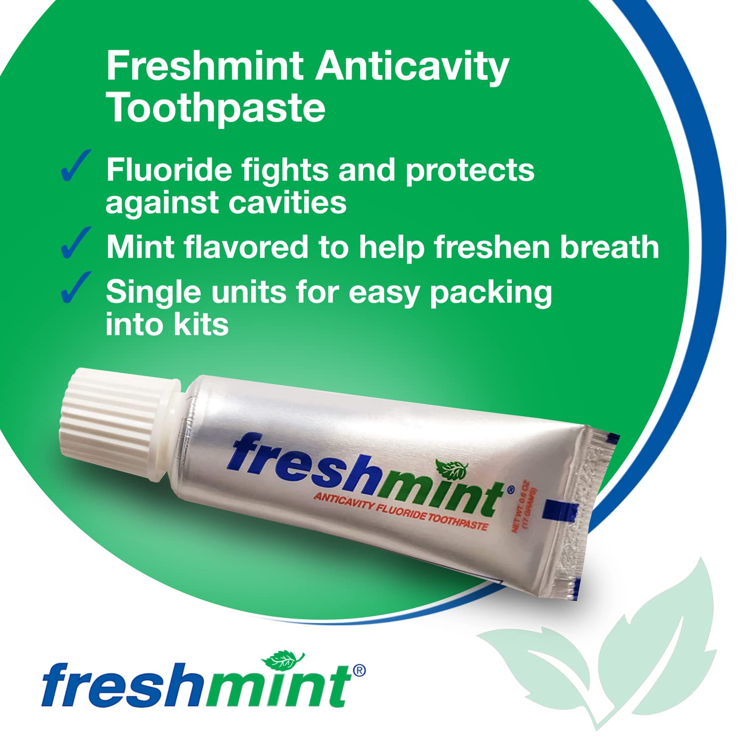 Foto 3 pulgar | Pasta de Dientes Freshmint Anticaries con Flúor 17 ml Tamaño de Viaje 144 Piezas - Venta Internacional