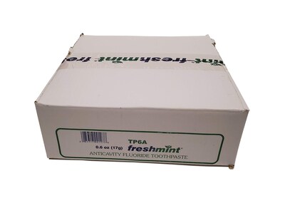 Foto 7 | Pasta de Dientes Freshmint Anticaries con Flúor 17 ml Tamaño de Viaje 144 Piezas - Venta Internacional