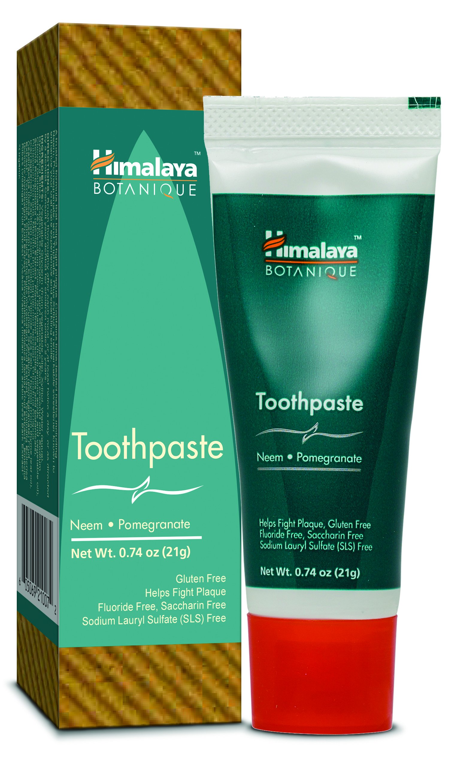 Foto 3 pulgar | Pasta De Dientes Himalaya Botanique Neem & Pomegranate, 22 Ml, Paquete De 10 - Venta Internacional.