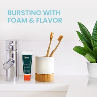 Foto 4 | Pasta De Dientes Himalaya Botanique Neem & Pomegranate, 22 Ml, Paquete De 10 - Venta Internacional.
