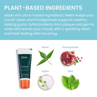Foto 7 | Pasta De Dientes Himalaya Botanique Neem & Pomegranate, 22 Ml, Paquete De 10 - Venta Internacional.