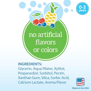 Foto 3 | Pasta Dental Dr. Brown's Mixed Fruit Flavor 3 Piezas-Venta Internacional